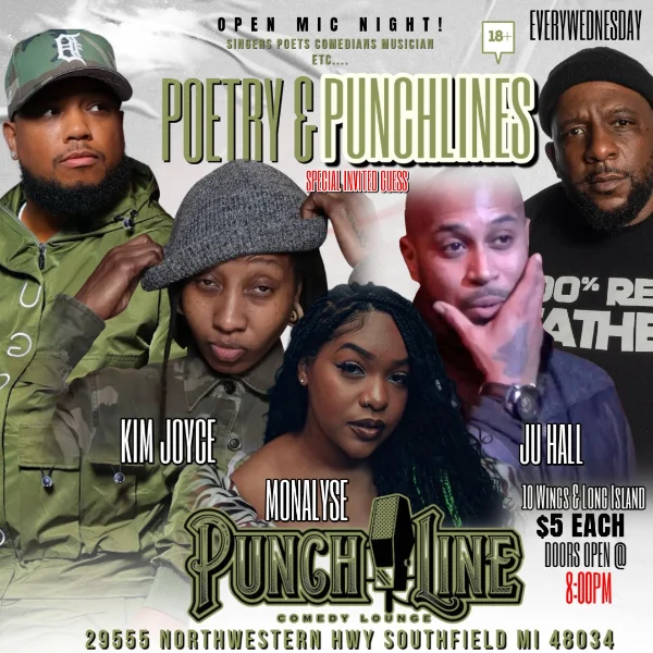 Poster for POETRY & PUNCHLINES
