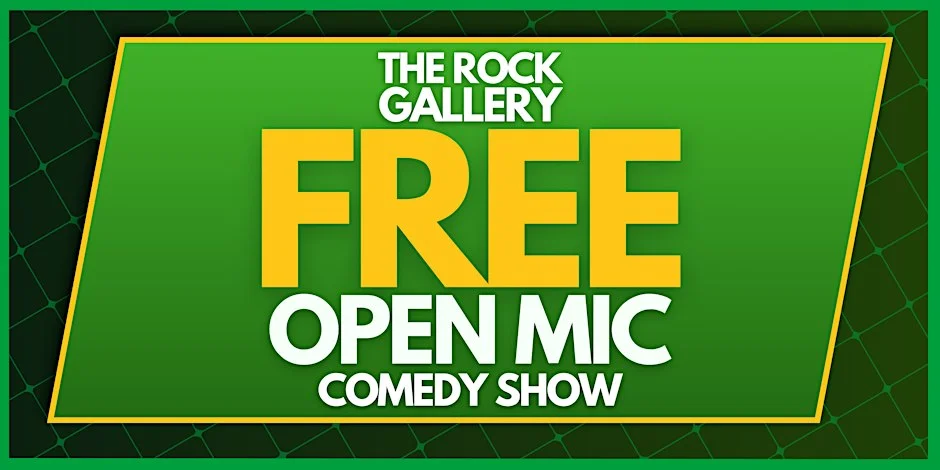 Poster for FREE Open Mic Stand-Up Comedy Show