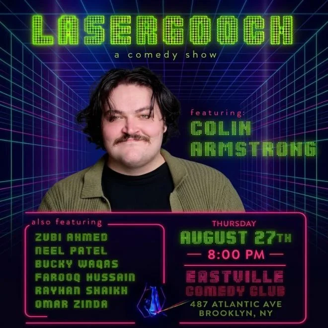 Poster for LASERGOOCH: A Comedy Show Featuring Colin Armstrong