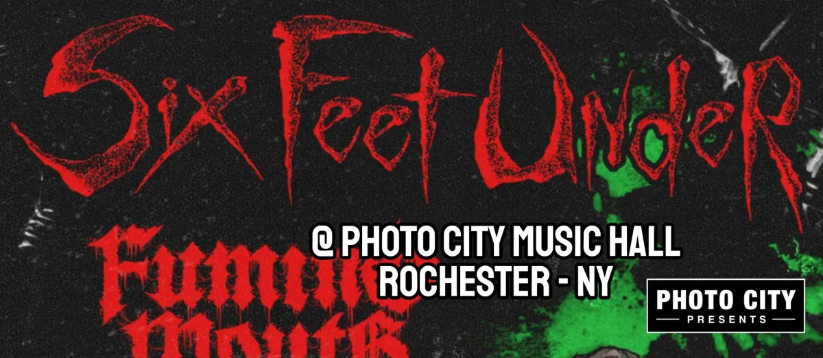 Poster for Six Feet Under - w/ Fuming Mouth, Flesher, & Necrostalker