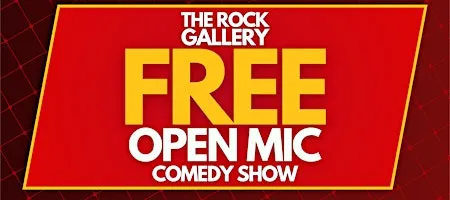 Poster for FREE Open Mic Stand-Up Comedy Show