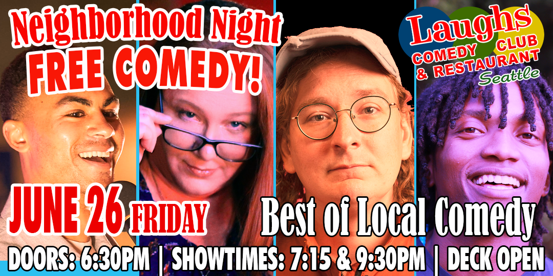 Poster for NEIGHBORHOOD NIGHT — FREE COMEDY