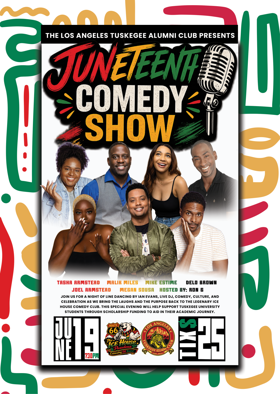 Poster for Juneteenth Comedy Show