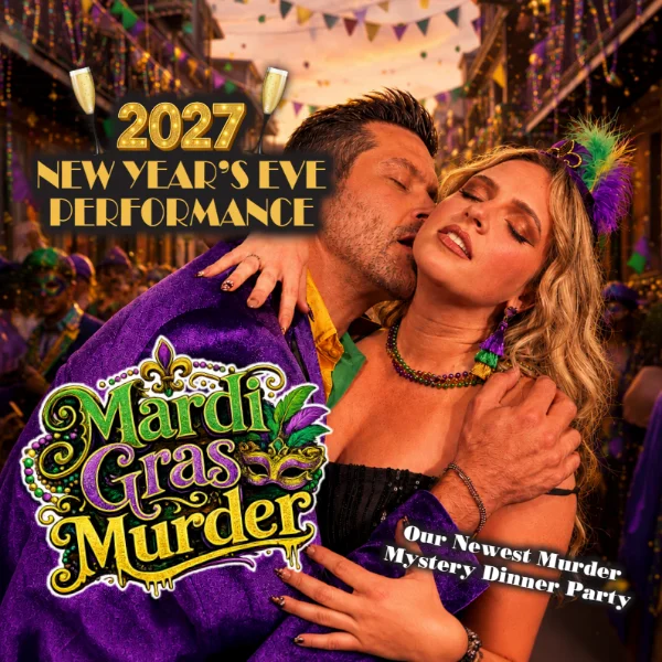 Poster for NYE Mardi Gras Murder
