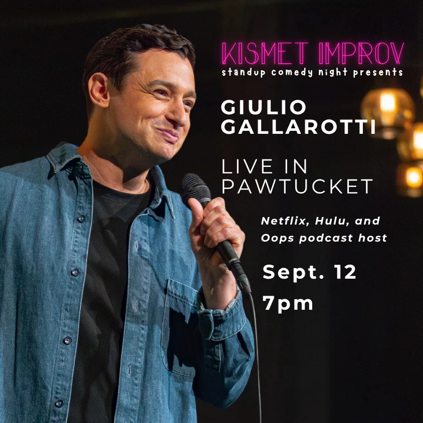 Poster for GIULIO GALLAROTTI: LIVE IN PAWTUCKET