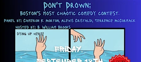 Poster for Don't Drown: Boston's Most Chaotic Comedy Contest