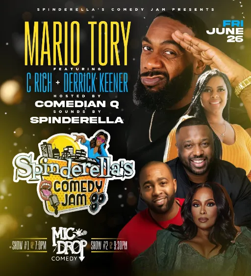 Poster for SPINDERELLA'S COMEDY JAM
