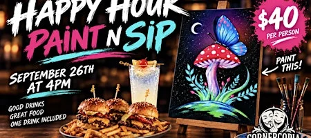 Poster for Happy Hour Paint n Sip