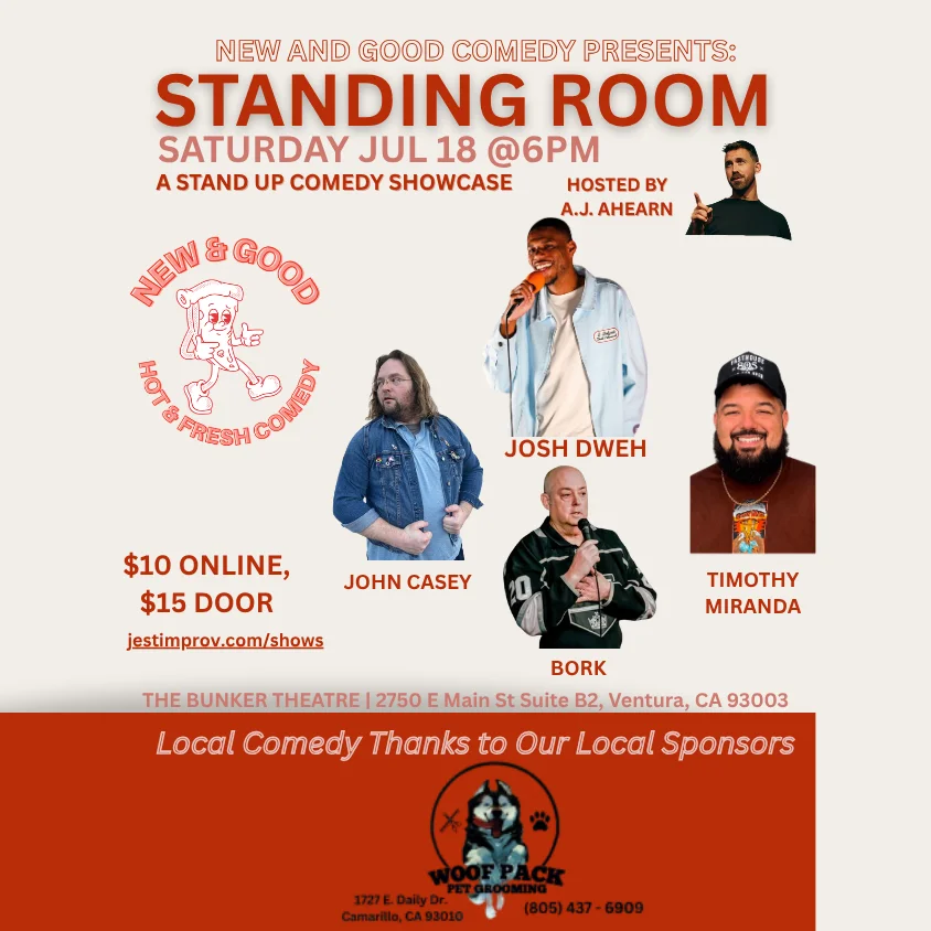 Poster for Jest Improv Presents: Standing Room