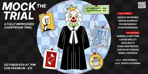 Poster for Mock the Trial
