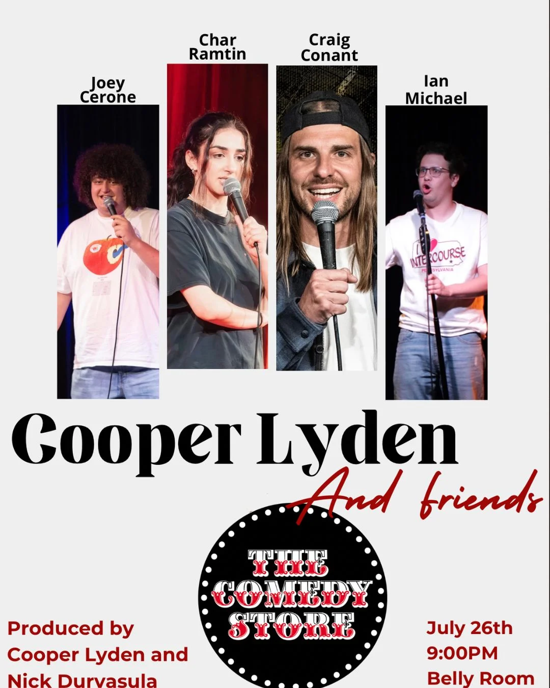 Poster for Cooper Lyden and Friends