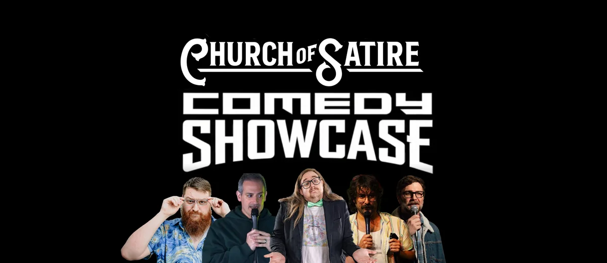 Poster for Church of Satire Comedy Showcase