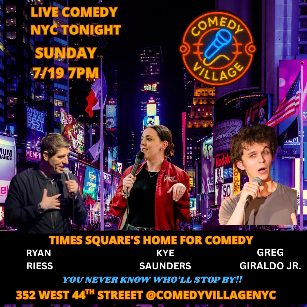 Poster for NYC Stand-Up | Sun, July 19th @7 PM