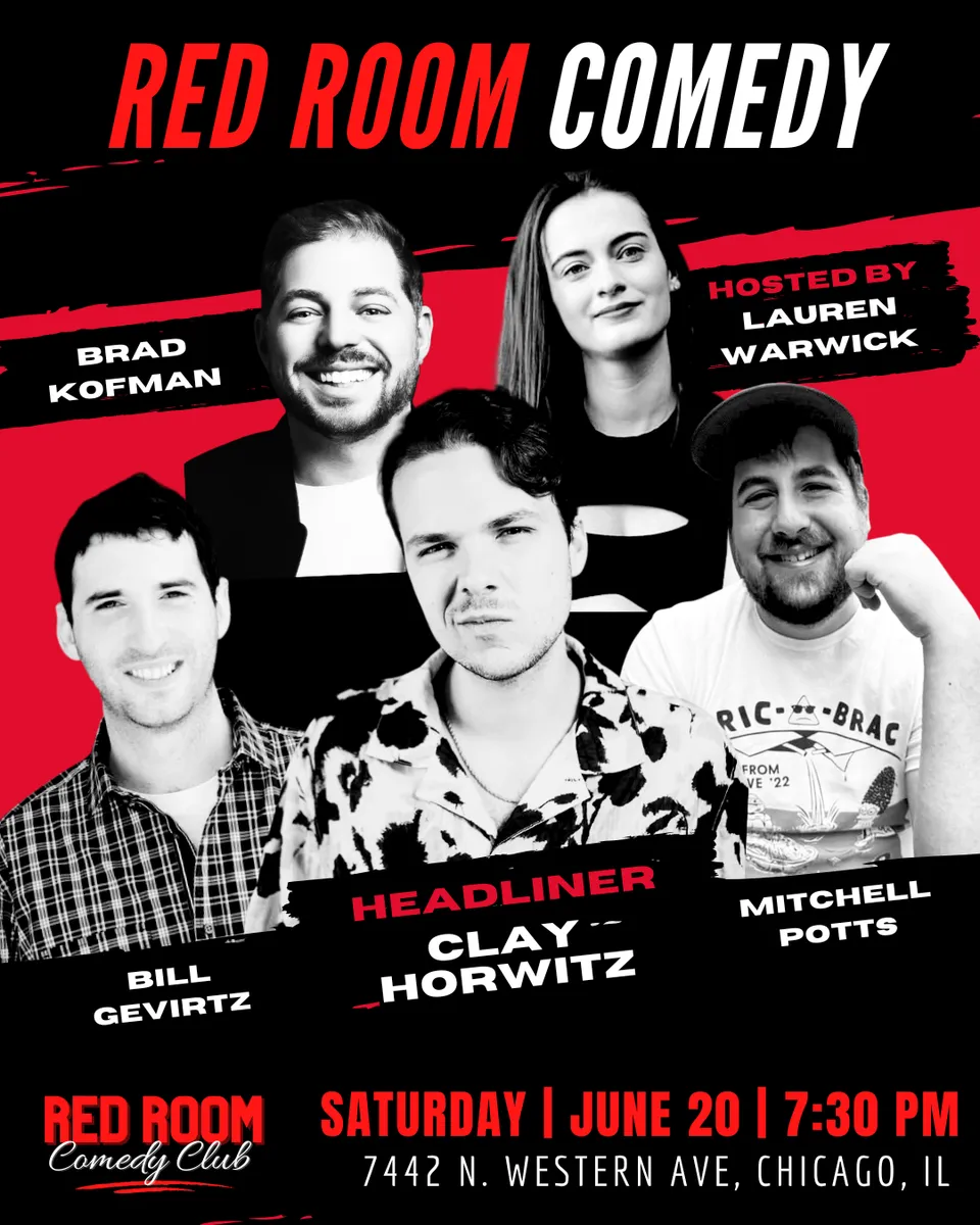 Poster for RED ROOM COMEDY
