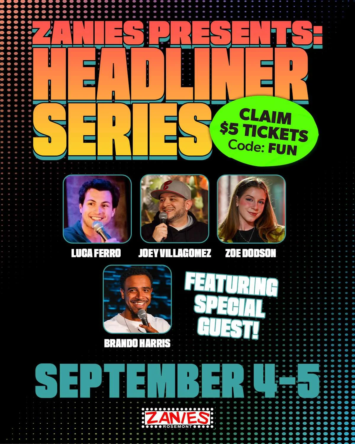 Poster for Zanies Presents – Headliner Series
