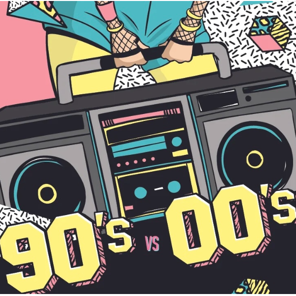 Poster for 90s vs 2000s Drag Brunch