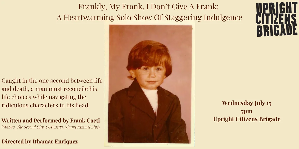 Poster for Frankly, My Frank, I Don’t Give A Frank
