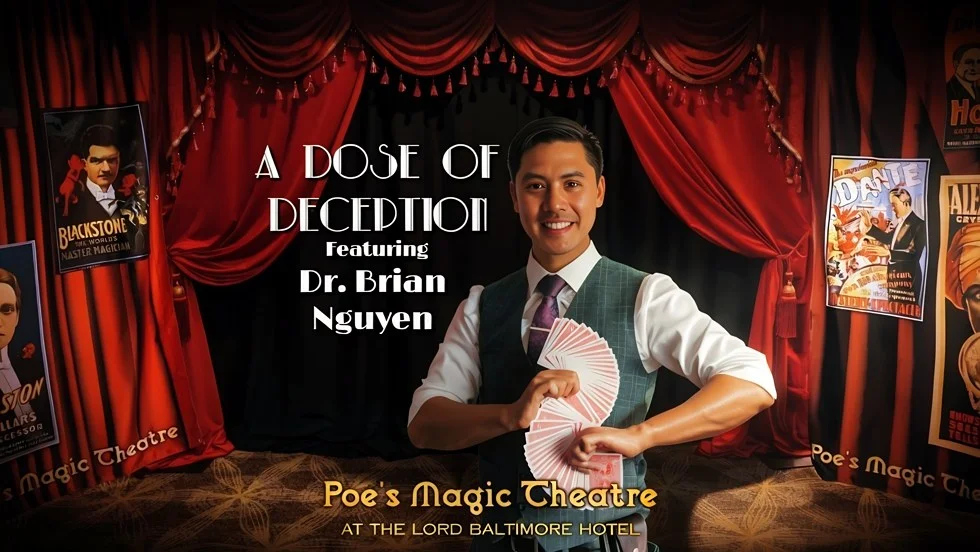 Poster for A Dose of Deception featuring Dr. Brian Nguyen
