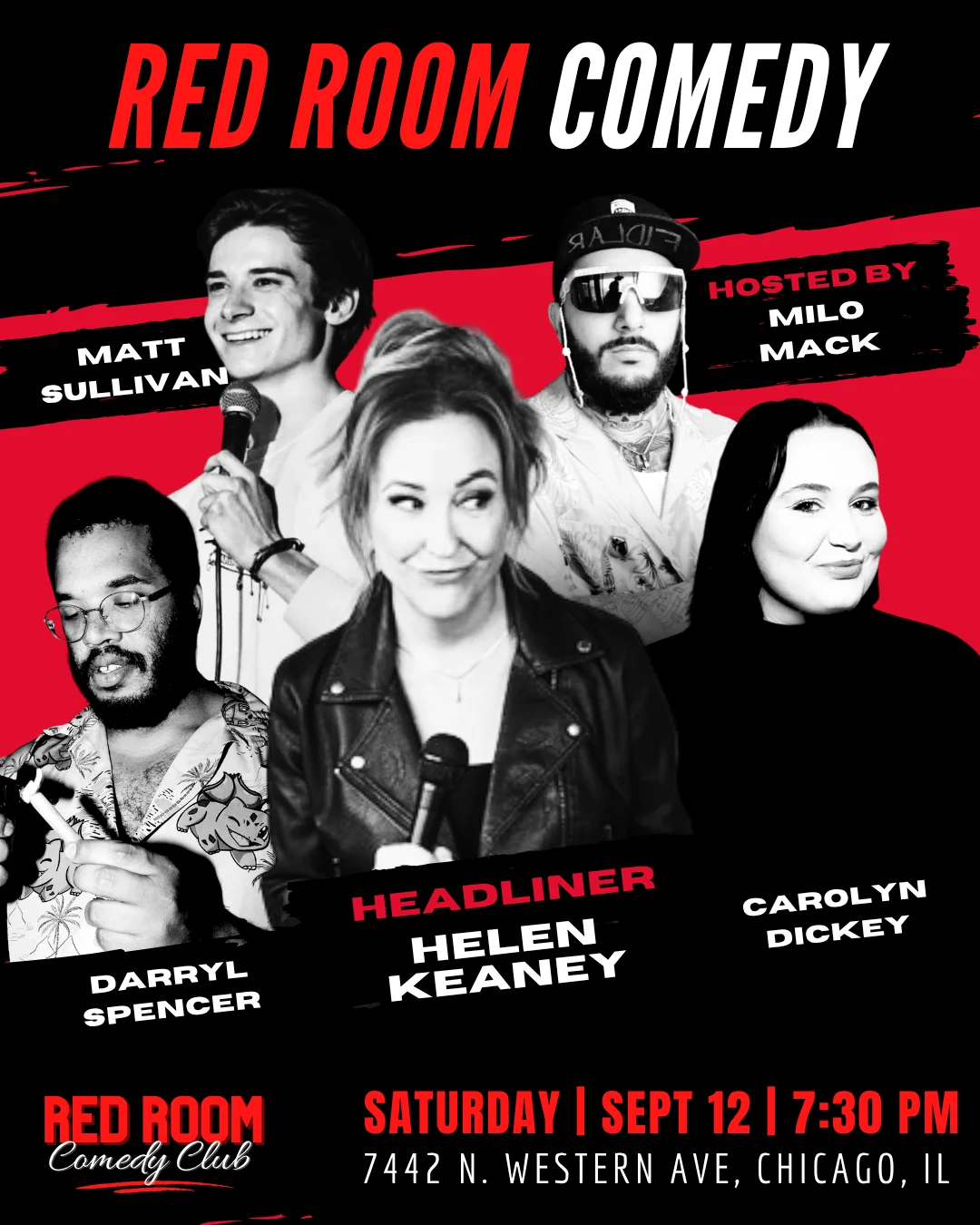 Poster for RED ROOM COMEDY