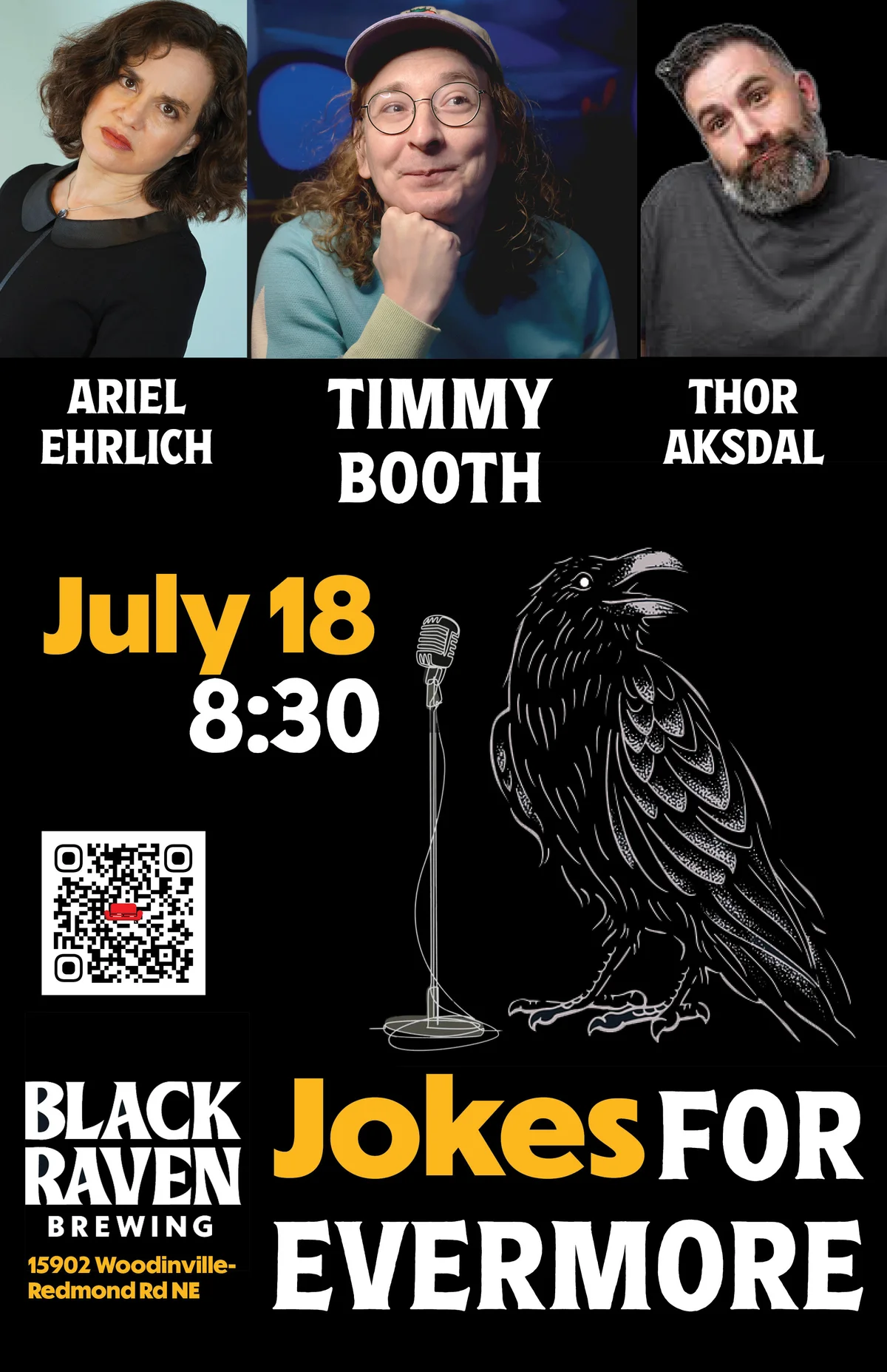 Poster for Jokes for Evermore: Timmy Booth Live!