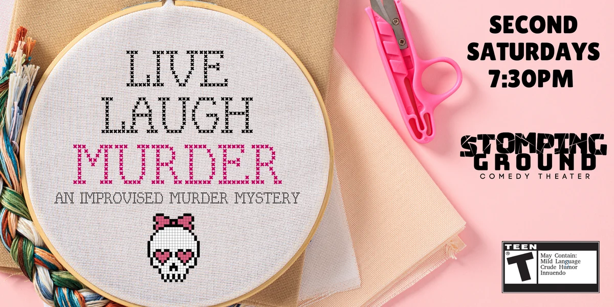 Poster for Live. Laugh. MURDER. An Improvised Murder Mystery