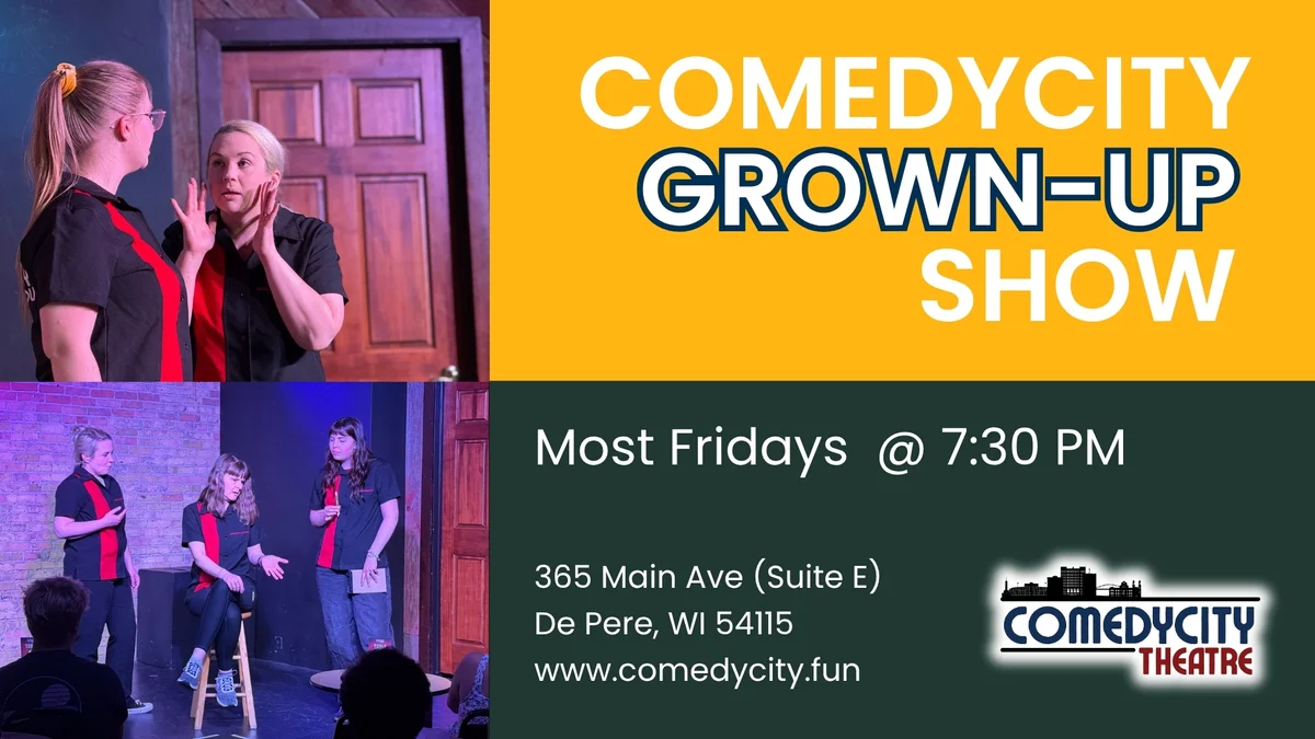 Poster for ComedyCity Grown-Up Show – Friday