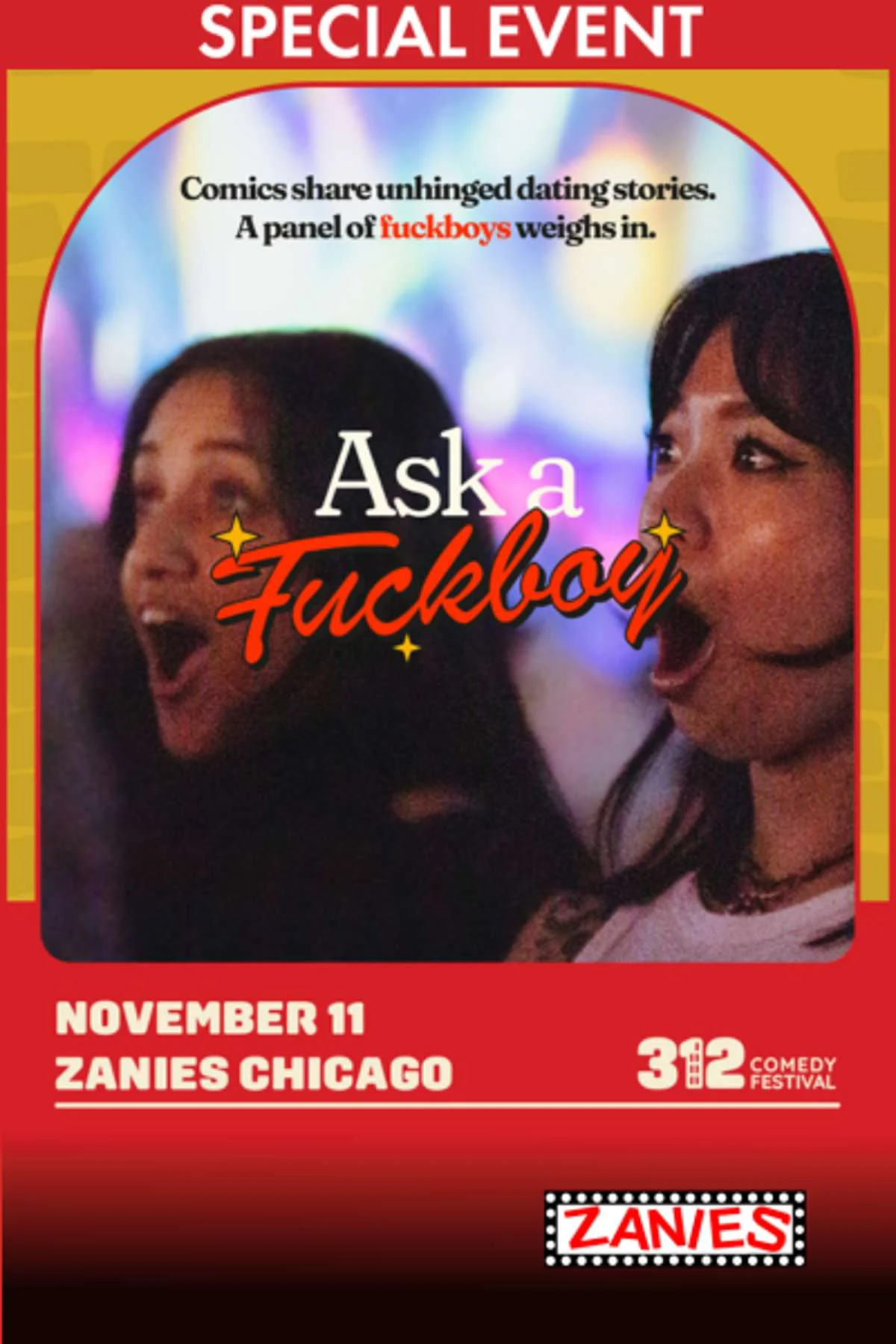 Poster for Ask A Fuck Boy – Special Event