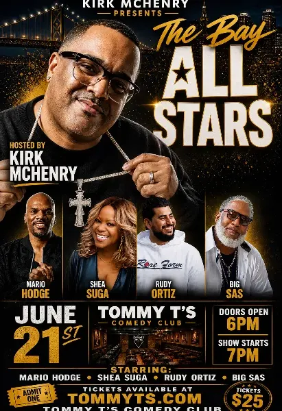 Poster for Kirk McHenry presents The Bay All Stars