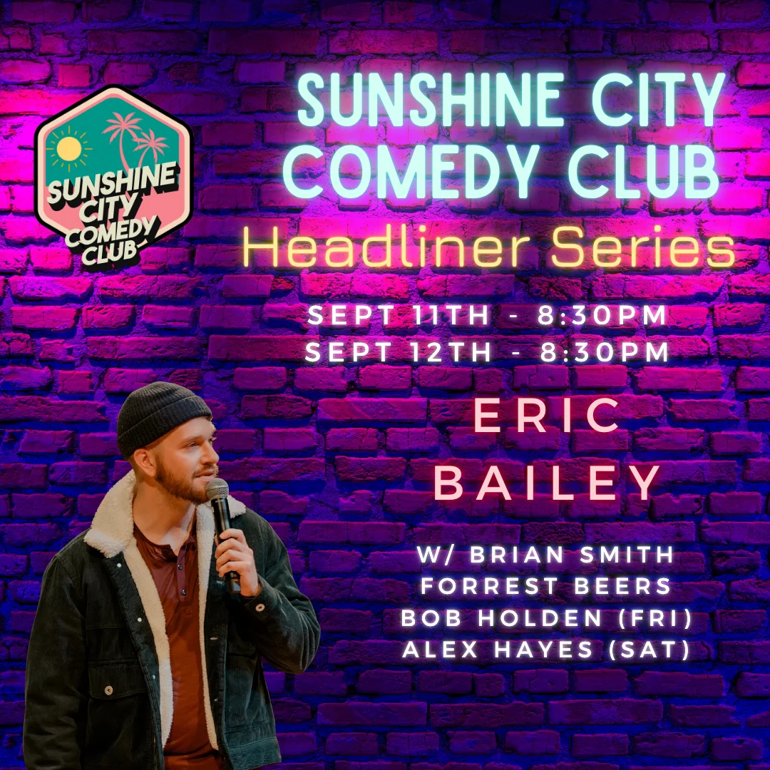 Poster for Headliner Eric Bailey