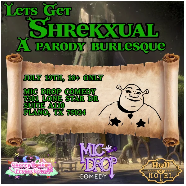 Poster for SHREKXUAL BURLESQUE