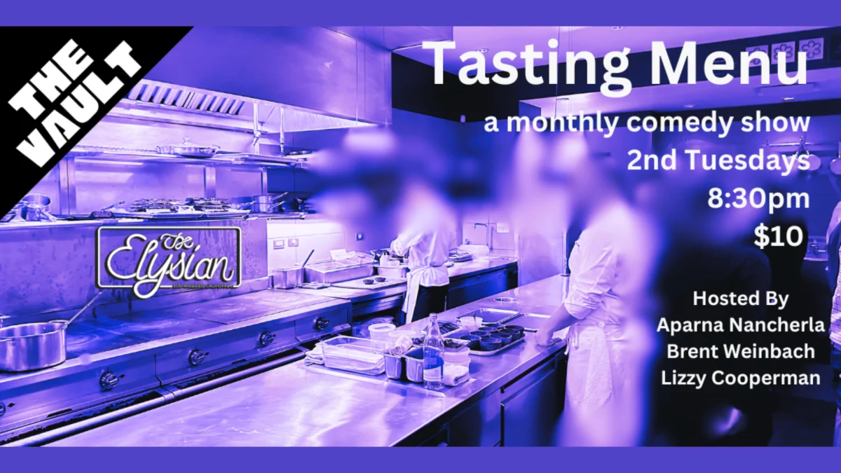 Poster for Tasting Menu Comedy (The Vault)