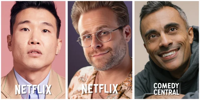 Poster for Comedy Mayhem ft. Joel Kim Booster, Adam Conover, Pardis Parker and More TBA