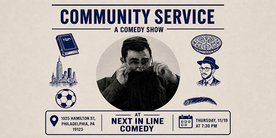 Poster for Natan Badalov presents: Community Service - A Comedy Show BYOB