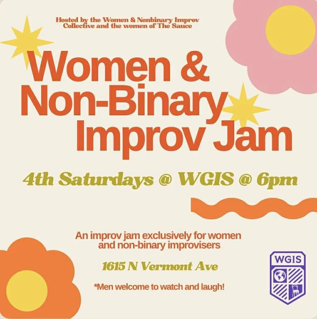 Poster for Women & Nonbinary Improv Jam