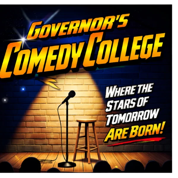 Poster for COMEDY COLLEGE - NEW SESSION STARTS - TUESDAY, AUGUST 4, 2026 @ 6:00PM