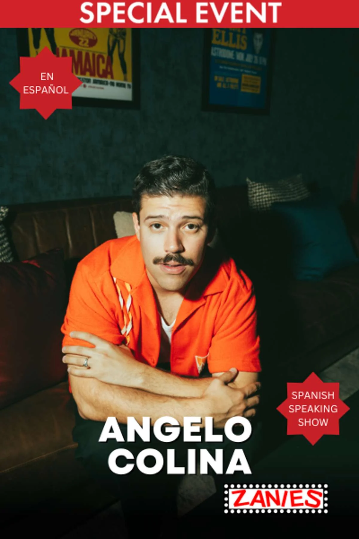 Poster for Angelo Colina (En Español) **Special Event**