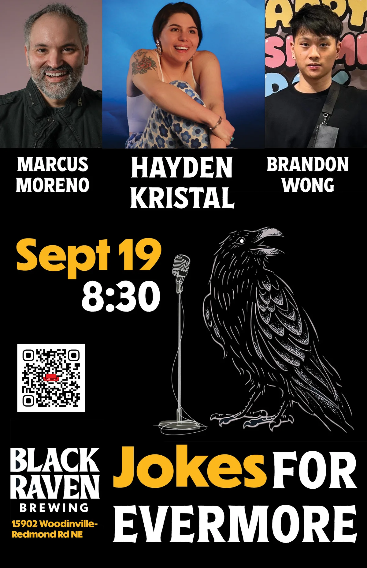 Poster for Jokes for Evermore: Hayden Kristal!