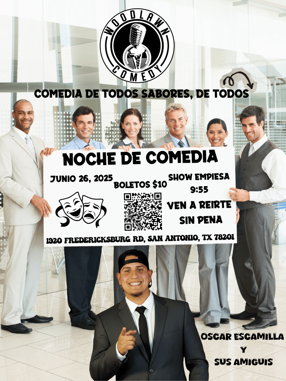Poster for Noche de Comedia en Woodlawn Comedy
