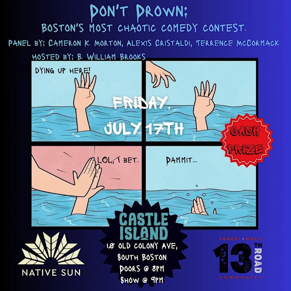 Poster for Don't Drown: Boston's Most Chaotic Comedy Contest