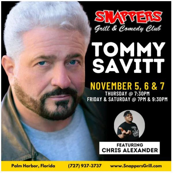 Poster for Tommy Savitt Comedy