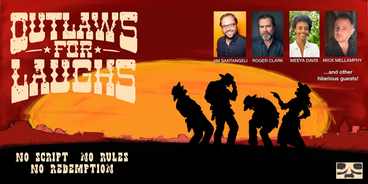 Poster for OUTLAWS FOR LAUGHS: Improv Featuring The Cast of RED DEAD REDEMPTION 2