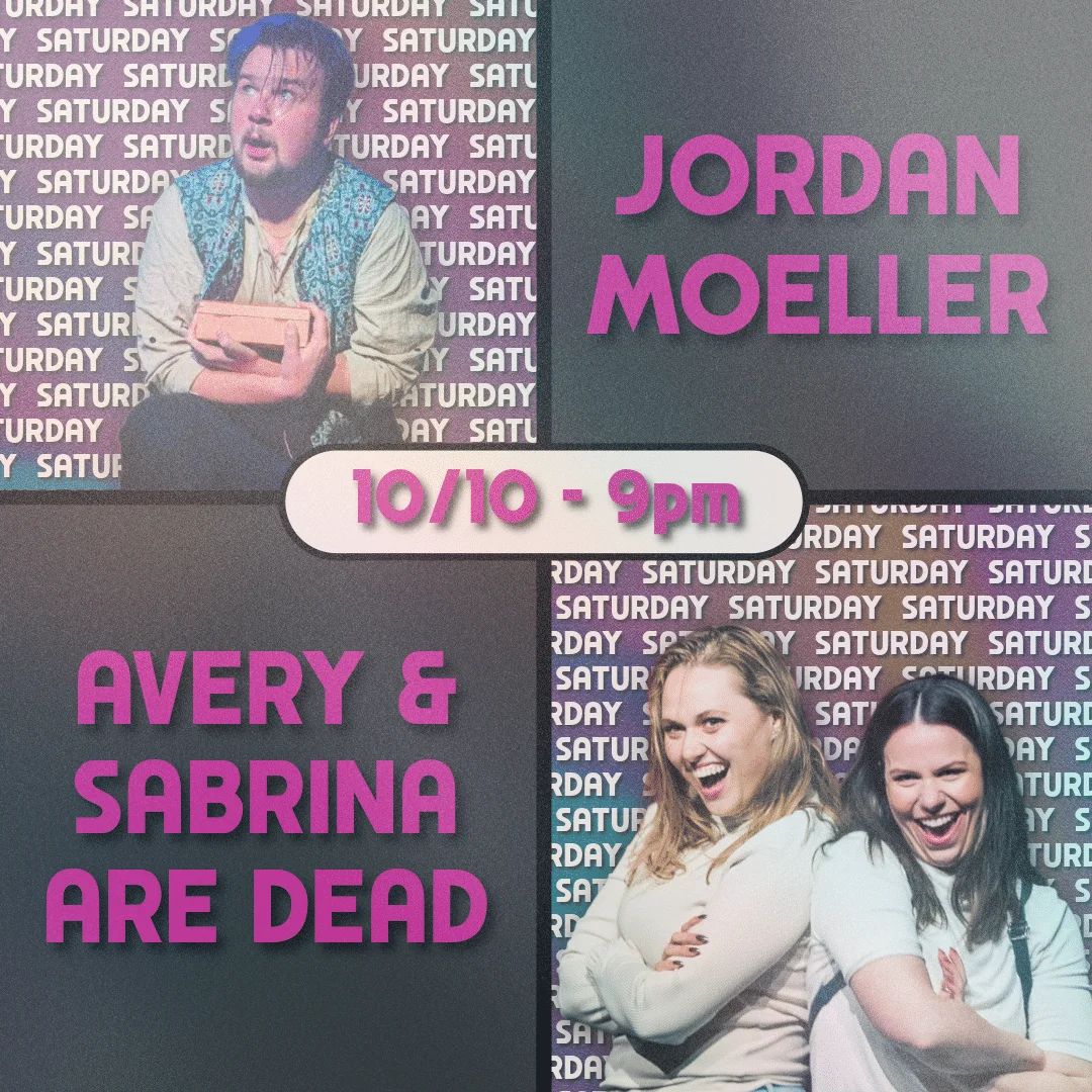 Poster for 2026 Denver Sketch Festival – Jordan Moeller / Avery & Sabrina Are Dead