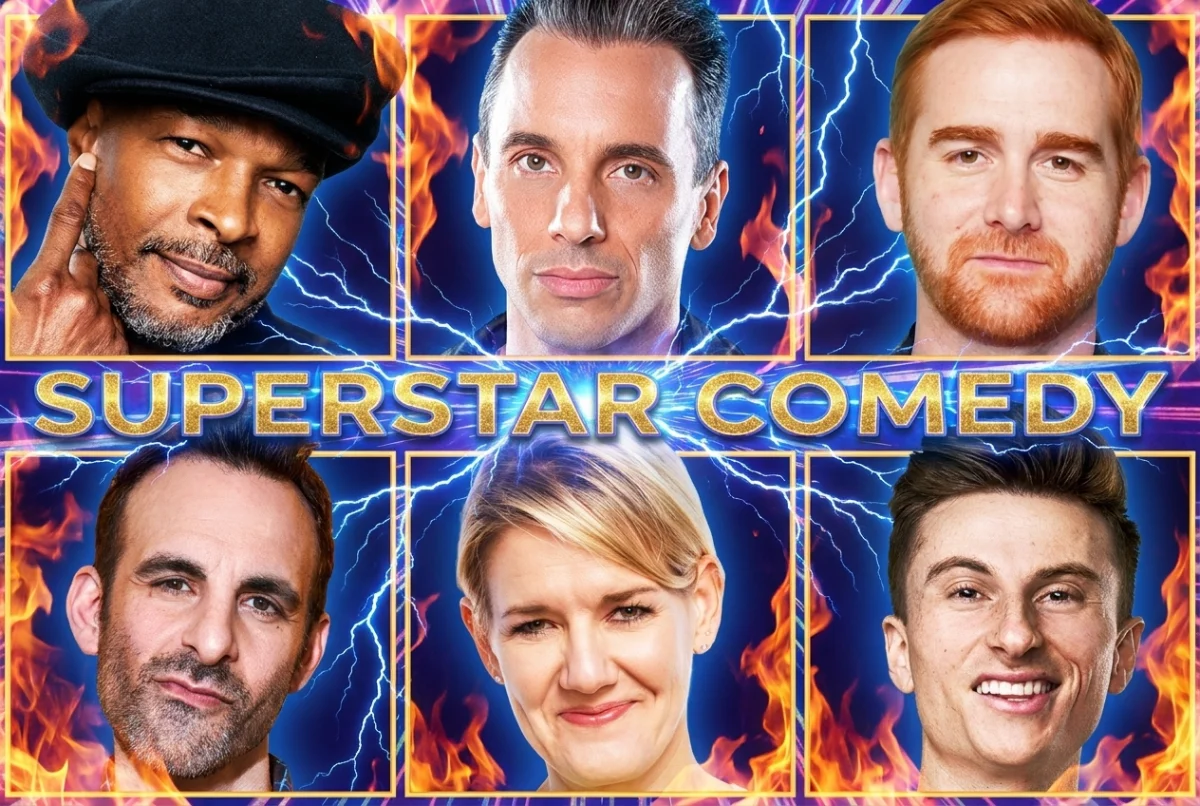 Poster for Tonight at the Improv ft. Sebastian Maniscalco, Damon Wayans, Andrew Santino, Trevor Wallace, Brian Monarch, Jen Murphy and More TBD!