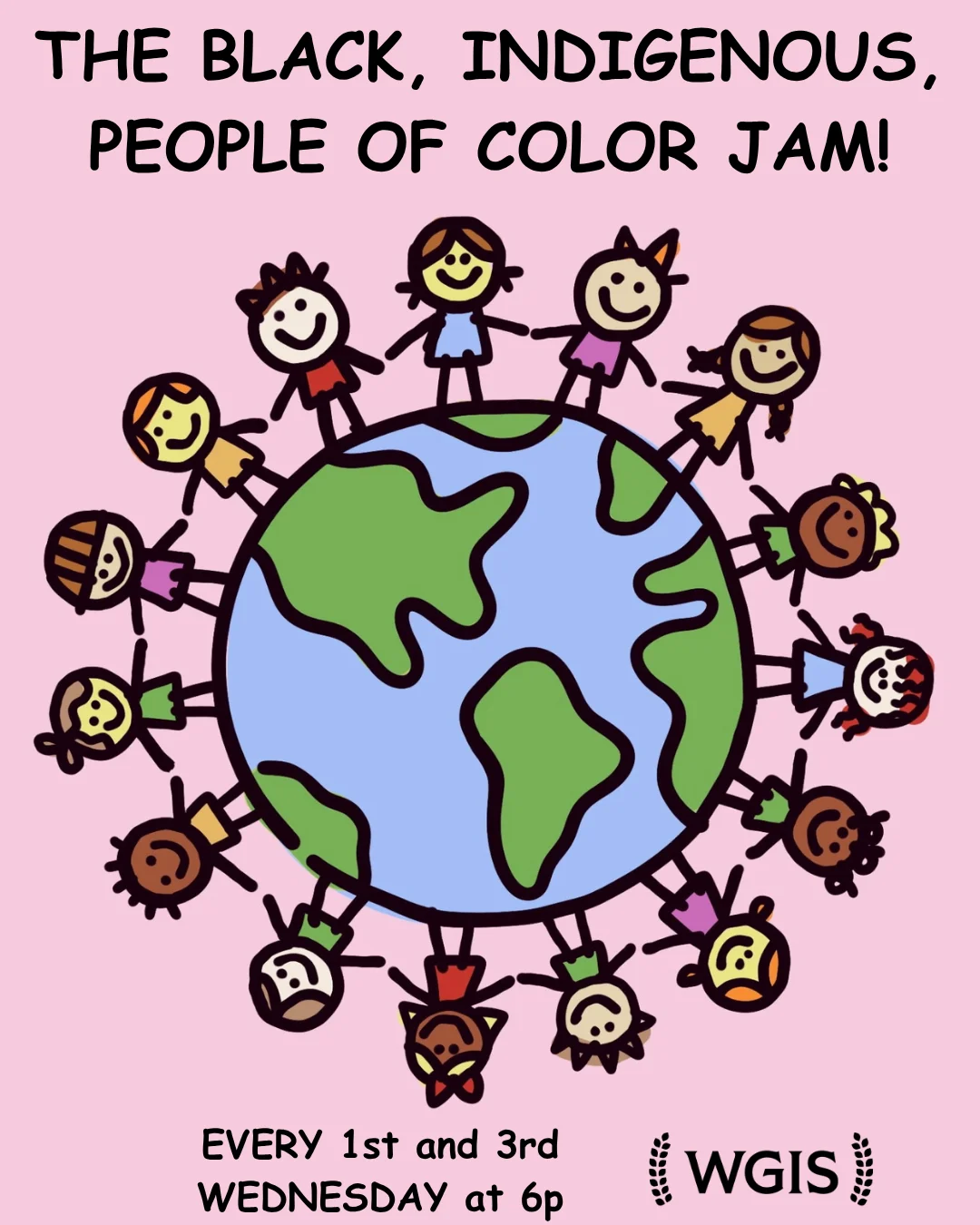 Poster for The Black, Indigenous, People of Color Jam!