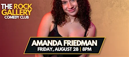 Poster for Amanda Friedman Comedy Show