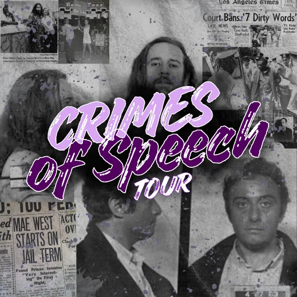 Poster for CRIMES OF SPEECH TOUR