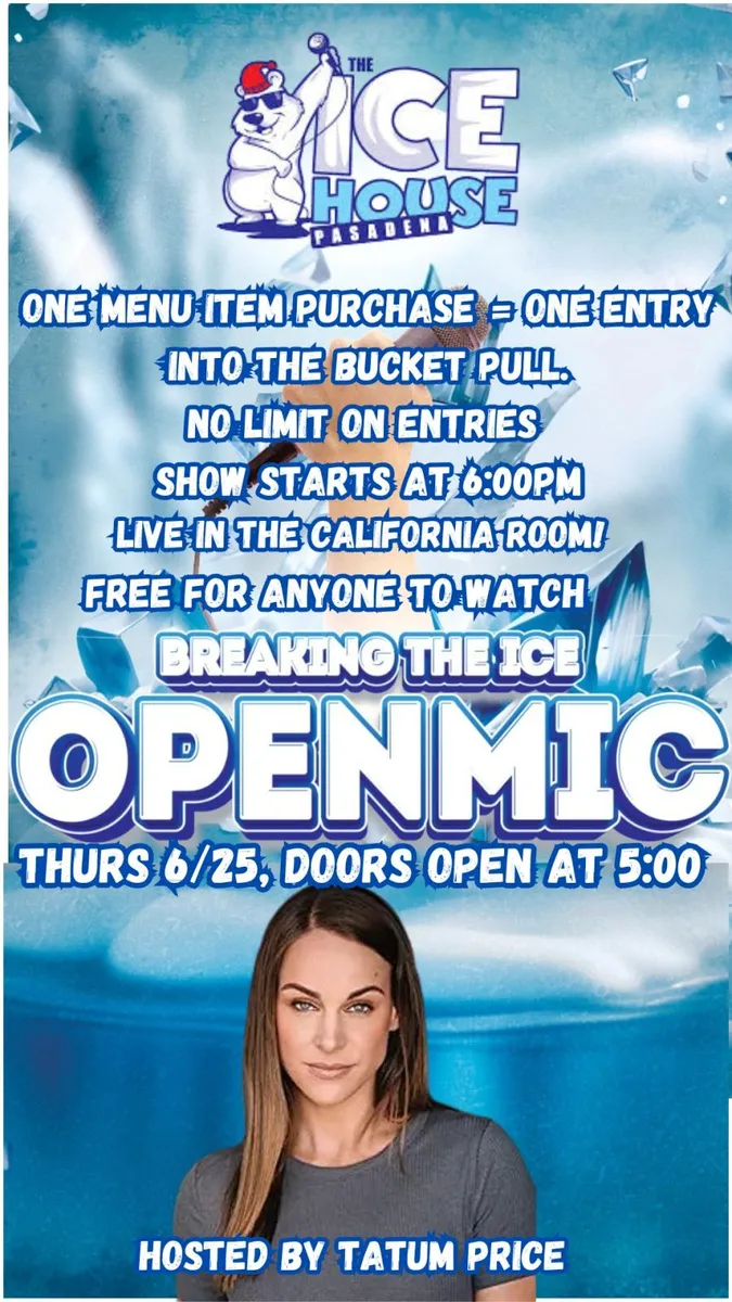 Poster for Breaking The Ice: Open Mic