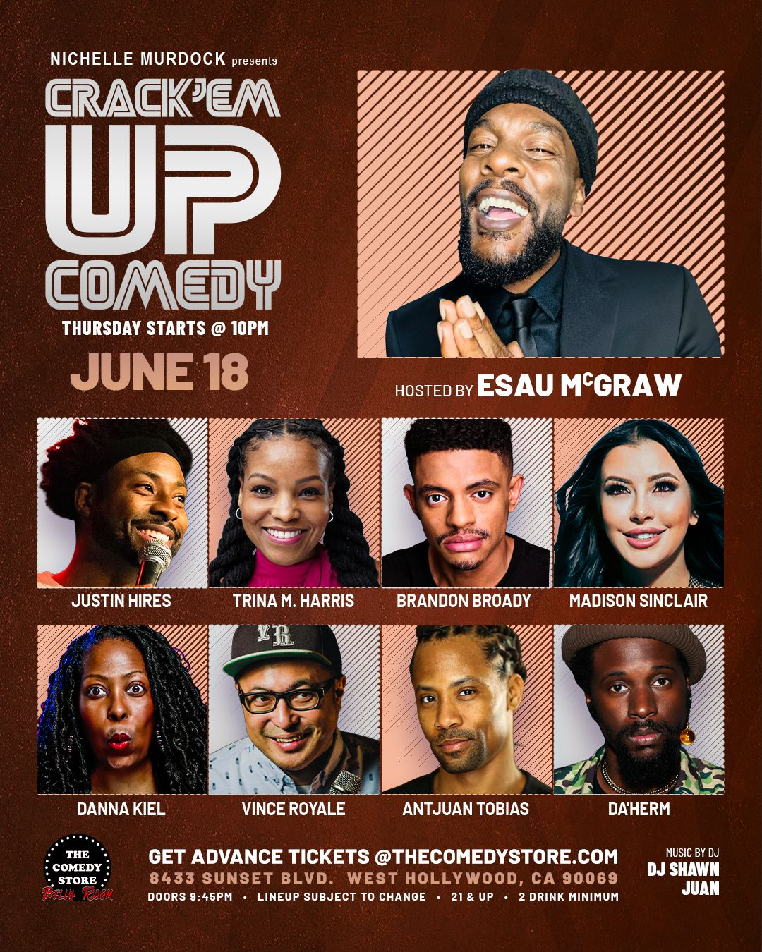 Poster for Crack'Em Up Thursdays