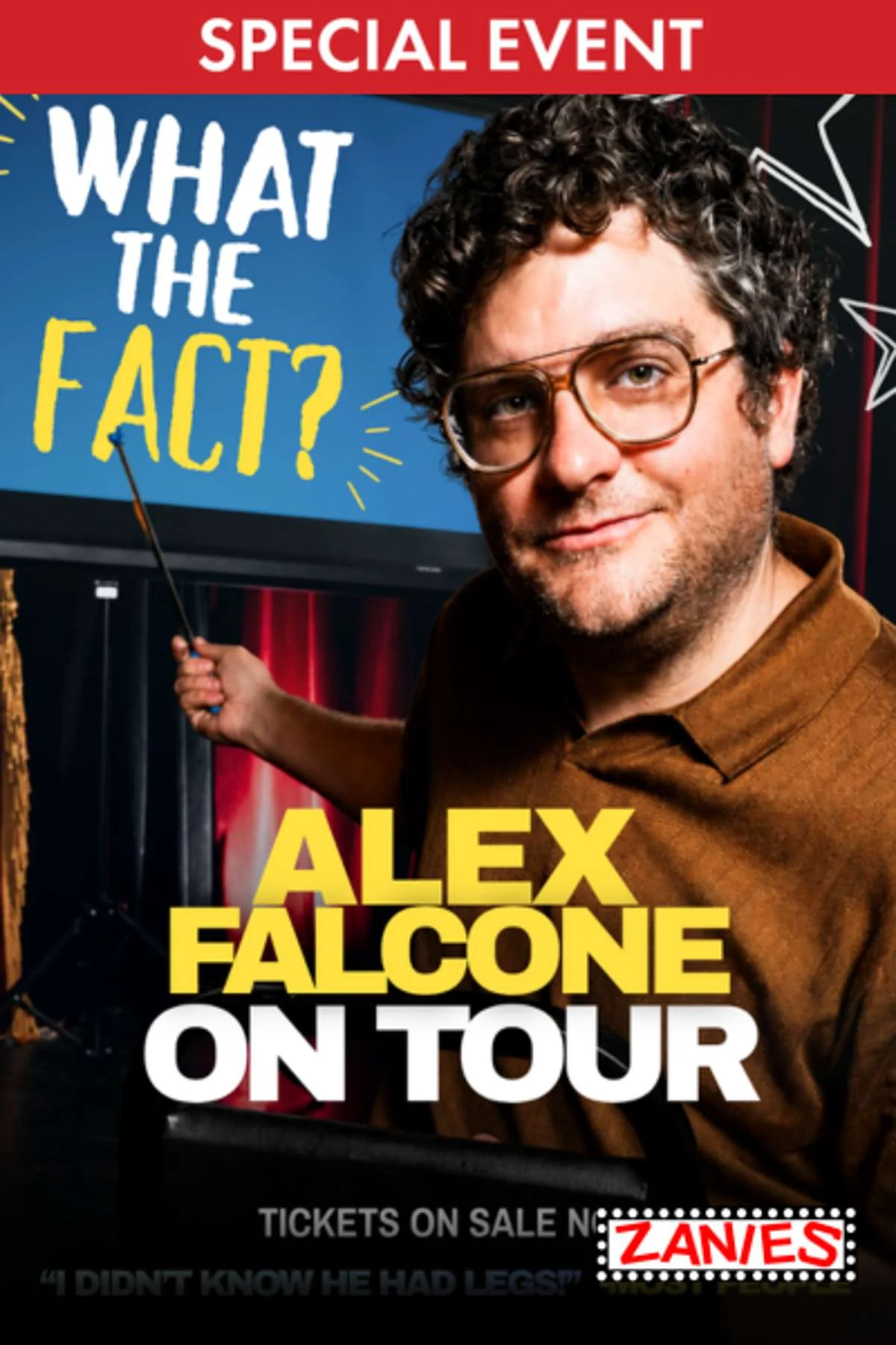 Poster for Alex Falcone *Special Event*
