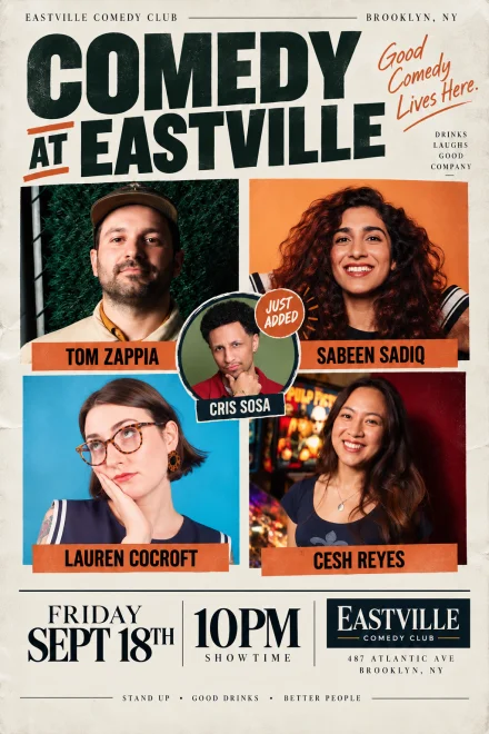 Poster for Sabeen Sadiq, Tom Zappia, Lauren Cocroft, Cesh Reyes